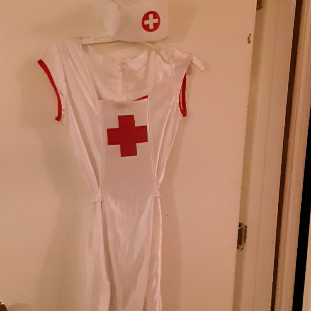 Adult sexy nurse costume